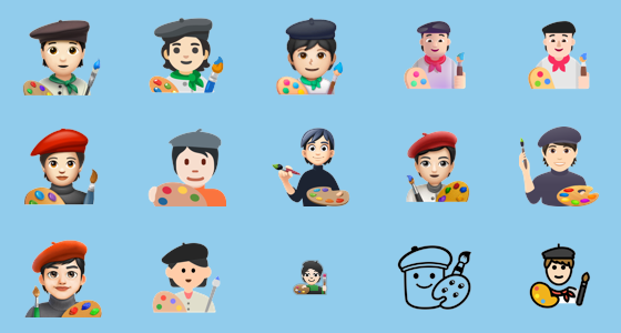 🧑🏻‍🎨 Artist: Light Skin Tone Emoji | Meaning, Copy And Paste