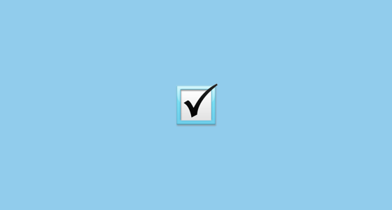 Ballot Box with Bold Check Emoji | Meaning, Copy And Paste