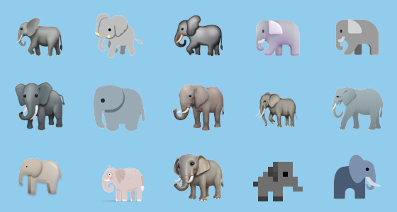  Elephant Emoji