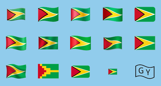  Flag Guyana On Noto Emoji Font 16 0