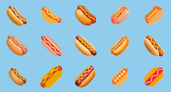  Hot Dog On Apple IOS 18 4