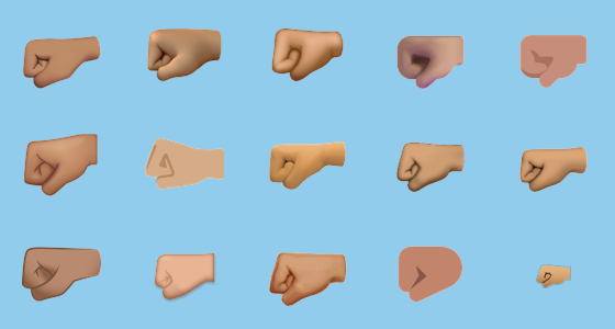 🤛🏽 Left-Facing Fist: Medium Skin Tone on Apple iOS 18.4