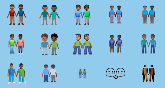 π¨πΎβπ€βπ¨πΏ Men Holding Hands: Medium-Dark Skin Tone, Dark Skin Tone Emoji ...