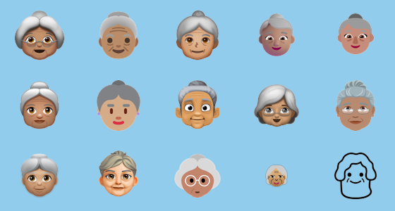 ?? Old Woman: Medium Skin Tone on Microsoft Teams (3D Animated) 1.0