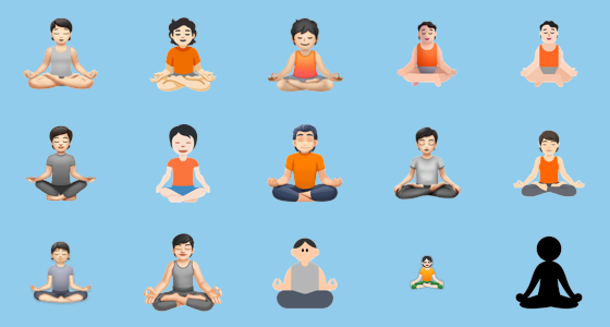 π§π» Person in Lotus Position: Light Skin Tone Emoji | Meaning, Copy And ...