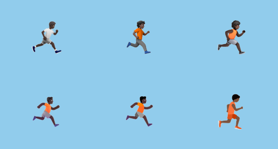 Running Emoji Vector ππΏβ οΈ Person Running: Dark Skin Tone, Facing Right Emoji | Meaning ...
