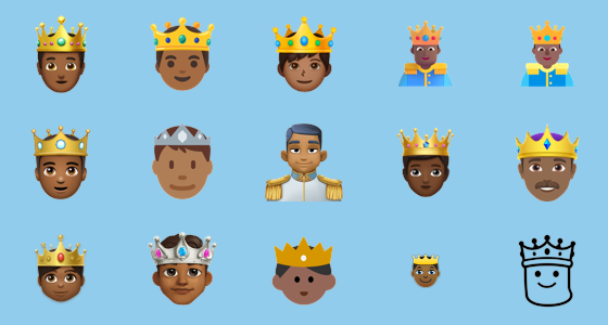 π€΄πΎ Prince: Medium-Dark Skin Tone on Google Noto Color Emoji 16.0 June ...