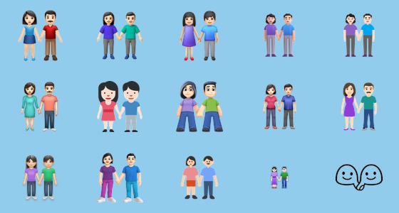π«π» Woman and Man Holding Hands: Light Skin Tone on Google Noto Color ...