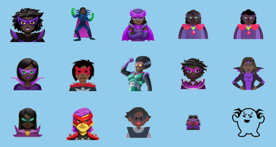 🦹🏿‍♀️ Woman Supervillain: Dark Skin Tone Emoji | Meaning, Copy And Paste