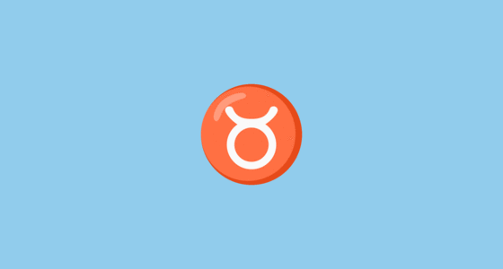 ♉ Taurus Emoji on Noto Color Emoji, Animated 15.0