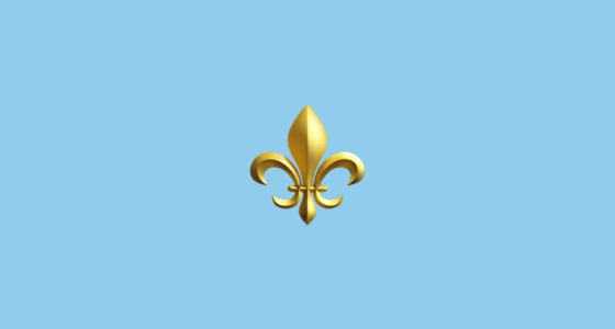 ⚜️ Fleur De Lys Emoji on Apple iOS 11.1