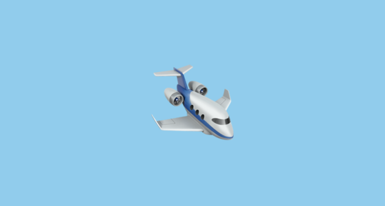 🛩️ 小型飞机 Emoji on Apple iOS 11.1