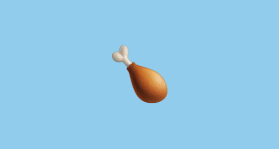 🍗 Poultry Leg Emoji on Apple iOS 11.2
