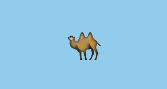 π« Two-Hump Camel Emoji on Apple iOS 4.0