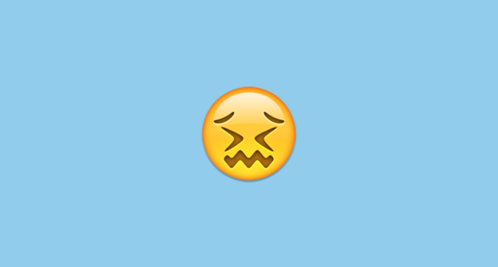 😖 困惑 Emoji on Apple iOS 5.1