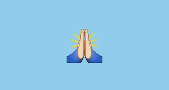 🙏 Folded Hands Emoji on Apple iOS 5.1