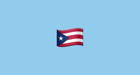 🇵🇷 Bandera: Puerto Rico Emoji on Apple iOS 12.2