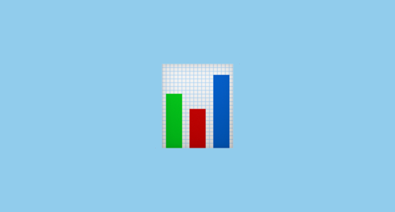 📊 Bar Chart Emoji on Apple iOS 13.1