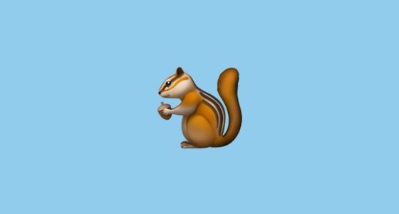 🐿️ Esquilo Emoji on Apple iOS 14.5