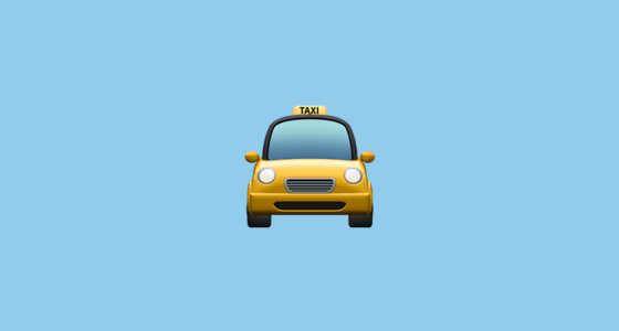 π Taxi PrΓ³ximo Emoji on Apple iOS 14.5