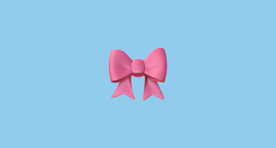 🎀 Laço De Fita Emoji on Apple iOS 15.4