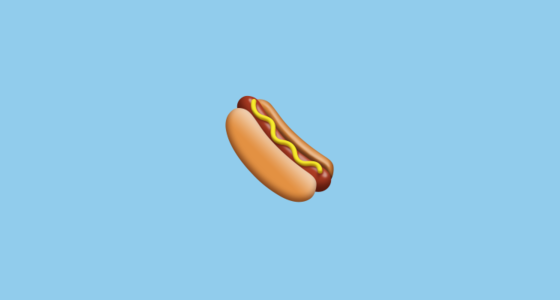 🌭 Hot Dog Emoji on Apple iOS 9.1