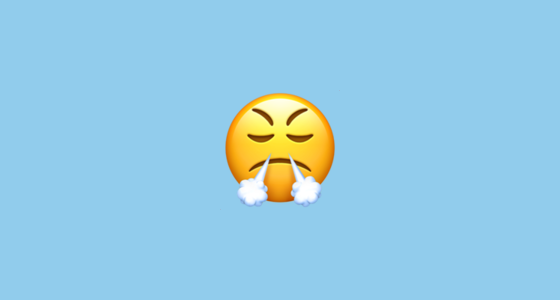 😤 Faccina Che Sbuffa Emoji on Apple iOS 16.4