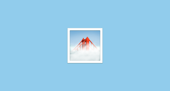 🌁 Foggy Emoji on Apple iOS 16.4