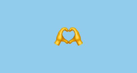 🫶 Herz-Hände Emoji on Apple iOS 16.4