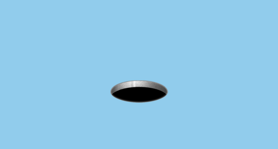 🕳️ Hole Emoji on Apple iOS 16.4