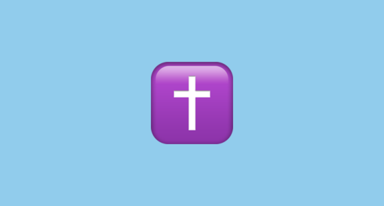 ️ Latin Cross Emoji on Apple iOS 16.4