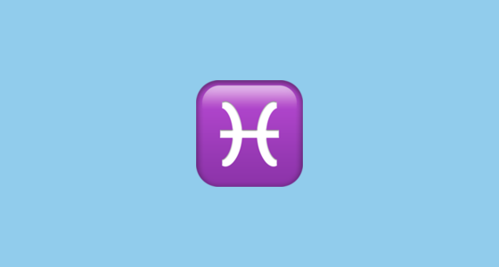 ♓ Pisces Emoji on Apple iOS 16.4