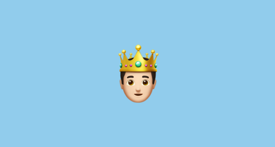 Prince Light Skin Tone Emoji On Apple IOS 16 4 Prince Light Skin Tone Emoji On Apple IOS 16 4