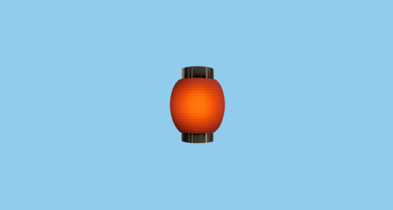 ๐ฎ Red Paper Lantern Emoji on Apple iOS 16.4