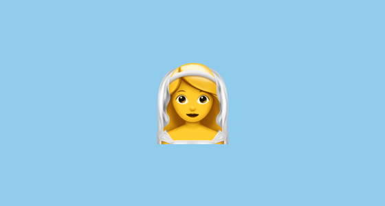 👰‍♀️ 戴头纱的女人 Emoji on Apple iOS 16.4