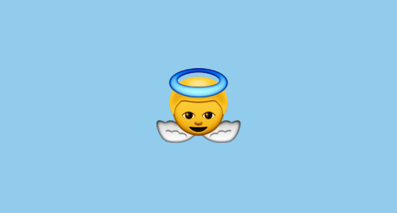 👼 小天使 Emoji on Apple iOS 9.3