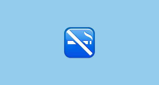🚭 禁止吸烟 Emoji on Apple iOS 8.3