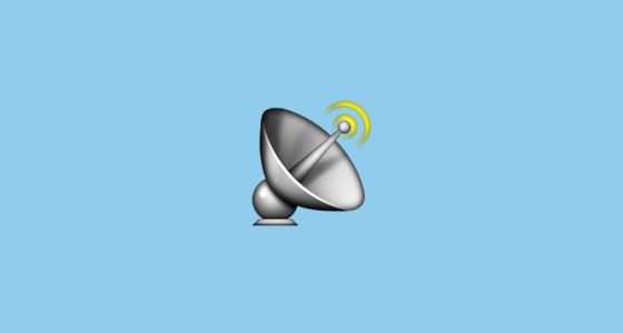 π‘ Satellite Antenna Emoji on Apple iOS 8.3