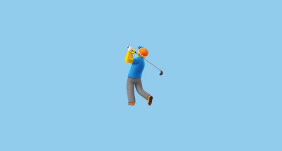 ποΈ Person Golfing Emoji on Apple iOS 10.0