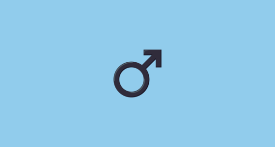 ♂️ Signo Masculino Emoji on JoyPixels 3.1