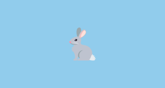 🐇 兔子 Emoji on JoyPixels 3.1