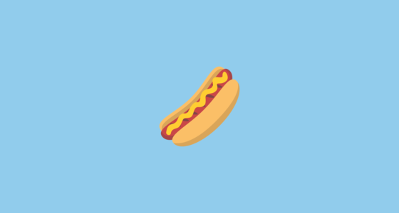 🌭 Hot Dog Emoji on JoyPixels 2.0