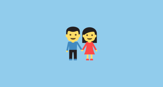 π« Woman and Man Holding Hands Emoji on JoyPixels 2.0
