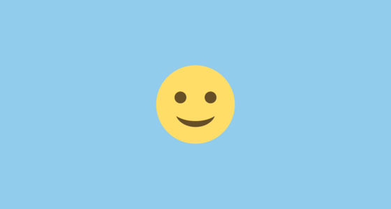π Slightly Smiling Face Emoji on JoyPixels 2.0