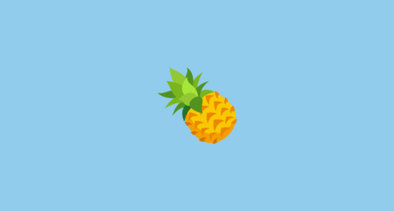 🍍 Piña Emoji on JoyPixels 3.0