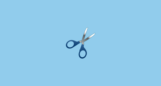 ️ Scissors Emoji on emojidex 1.0.33