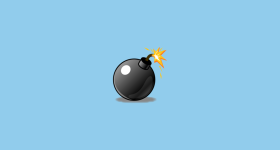 π£ Bombe Emoji on emojidex 1.0.19