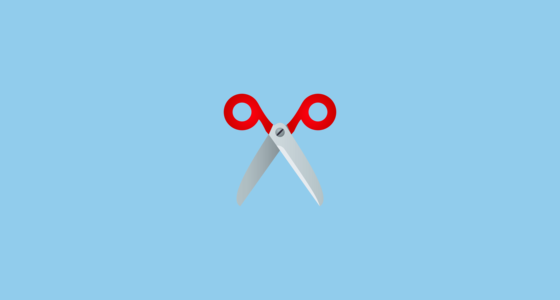 ️ Scissors Emoji on JoyPixels 4.0
