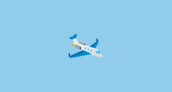 🛩️ 小型飞机 Emoji on JoyPixels 4.0