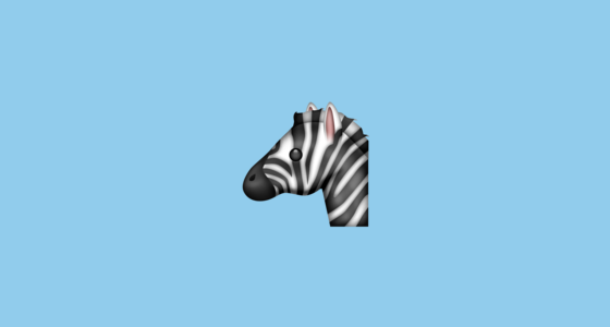 🦓 Zebra Emoji on Emojipedia Sample Images 11.0